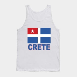 The Pride of Crete - National Flag Design Tank Top